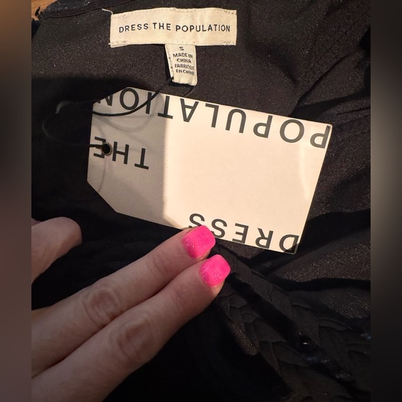 Dress the Population Aura Fit and Flare Maxi Dress - Picture 6 of 6